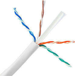 Datacomm 4X2XAWG23 U/UTP Cat.6 Καλώδιο Ethernet Γκρι