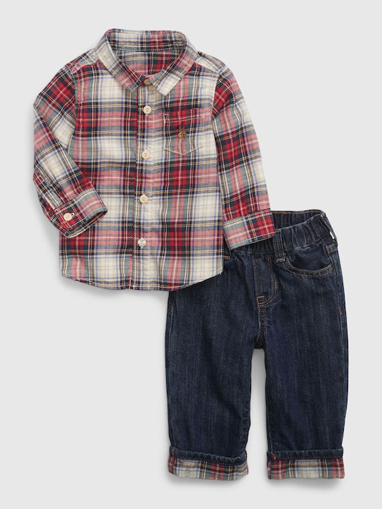 GAP Kids Set with Pants Winter 2pcs Red