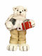 Vafeidis Christmas Figure Bear White