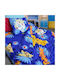 Palatex Set Kinderbettbezug Einzel mit Kissenbezug Lila 160x240cm