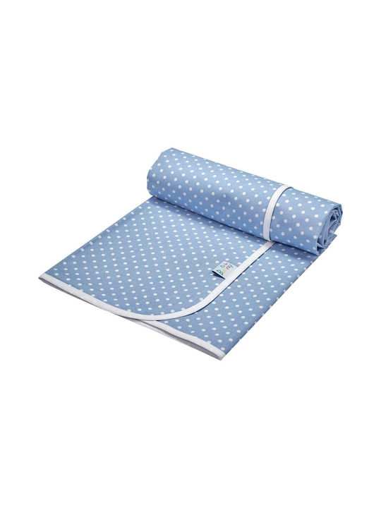 Bunny Bebe Cotton Swaddle Wrap Sky Blue Multico...