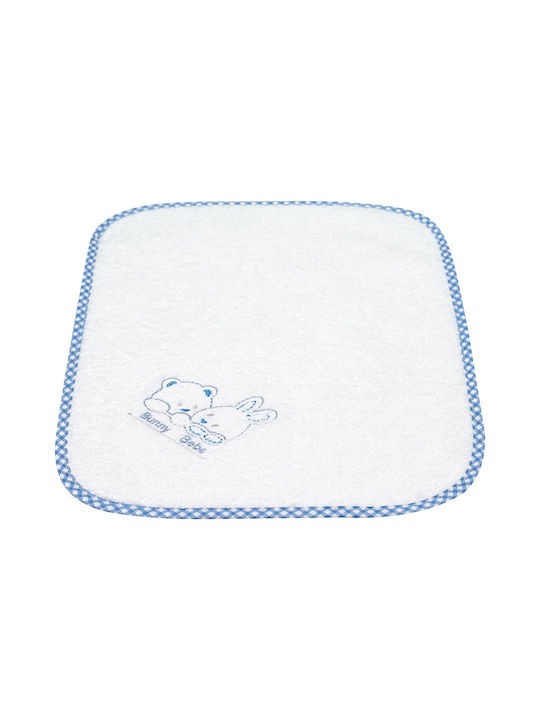 Bunny Bebe Shoulder Towel σιέλ 23x33cm 1pcs