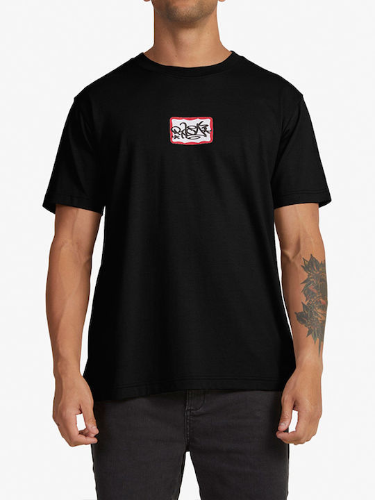 RVCA T-shirt Μαύρο RVCA T-shirt Μαύρο
