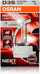 Osram Λάμπα Αυτοκινήτου Night Breaker Laser Xenarc D3S Xenon 42V 35W 1τμχ