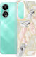Techsuit Marble Back Cover Silicon Roz (Oppo A7...