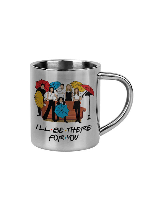 Koupakoupa Double Walled Mug Metallic Silver 300ml