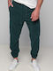 Hose in Lockere Passform Petrol Blue