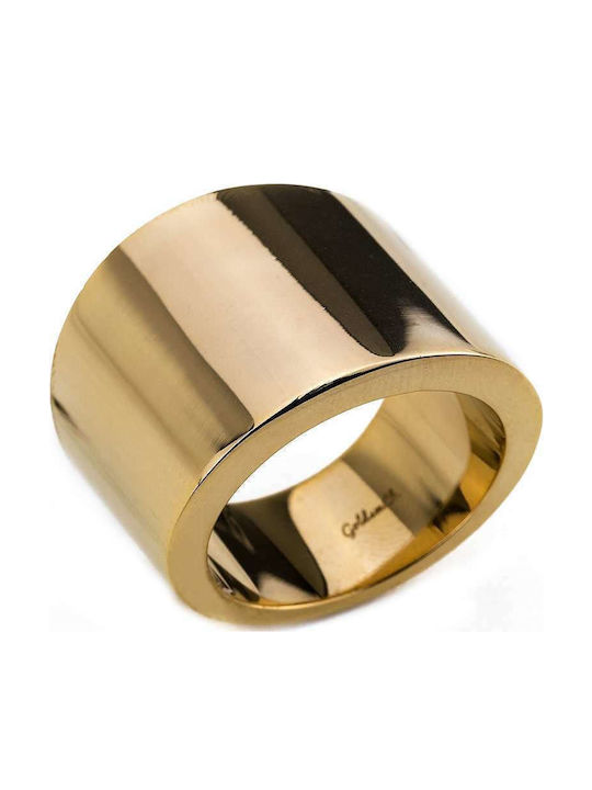 Goldsmith Γυναικείο Δαχτυλίδι από Ατσάλι Επιχρυσωμένο