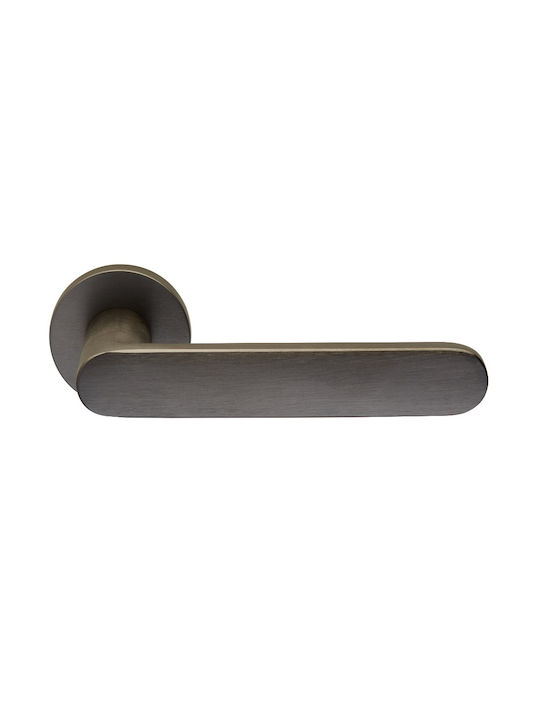 Zogometal Lever Middle Door with Rosette Pair w...