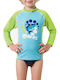 Mares Kids Swimwear Long Sleeve Shirt Blue