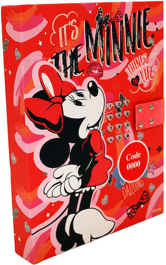 Minnie Mouse Ντοσιέ για Χαρτί A4 Κόκκινο
