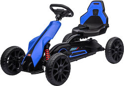 Go Kart Μονοθέσιο με Πετάλι Μπλε για 3+ Ετών