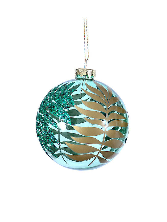 Weihnachtshänger Kugel Ornament Glas Gold