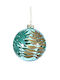 Christmas Glass Ball Ornament Gold