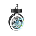 USB Office/Home Fan Φορητός Επαναφορτιζόμενος Ανεμιστήρας Και Λάμπα Led 900-50-05