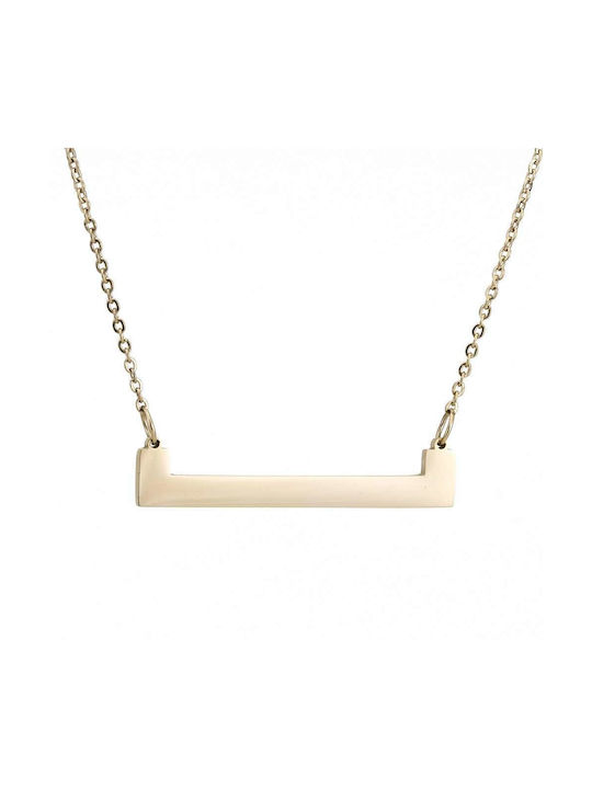 Goldsmith Necklace from Gold Plated Steel