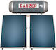 Gauzer Optima Max S Слънчев бойлер 160лт Glass Triple Energy Топлова помпа 3кв.м. Selective