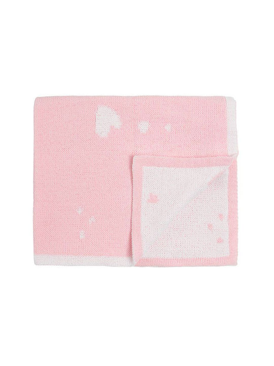 Cool Club Decke Wickeltücher für Kinderzimmer Rosa Pink 75x90cm