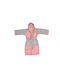 Dimcol Kids Hooded Bathrobe Coral