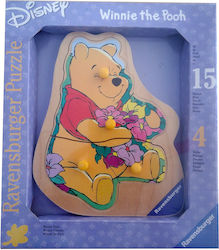 Puzzle pentru Copii cu Îmbinări Winnie Pooh 4buc Ravensburger