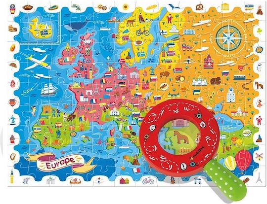 Ξύλινο Παιδικό Puzzle για 5+ Ετών 108pcs Ludattica