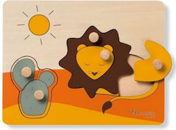Lemnos Puzzle pentru Copii cu Îmbinări Hauck