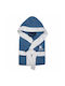 Greenwich Polo Club Kids Hooded Bathrobe 8606 Blue