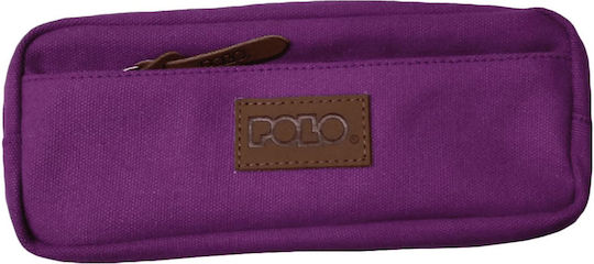 Polo Canvas Pencil Case Purple