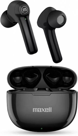 Maxell Dynamic+ In-Ear Bluetooth-Freisprecheinrichtung Kopfhörer mit Ladeetui Schwarz