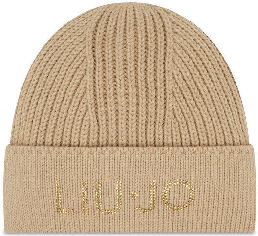 Beanie Unisex Σκούφος Πλεκτός σε Μπεζ χρώμα