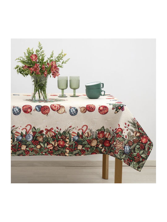 Dimeco Christmas Tablecloth Fabric L140xW140cm.