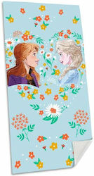 Frozen Παιδική Πετσέτα Θαλάσσης Μπλε Frozen