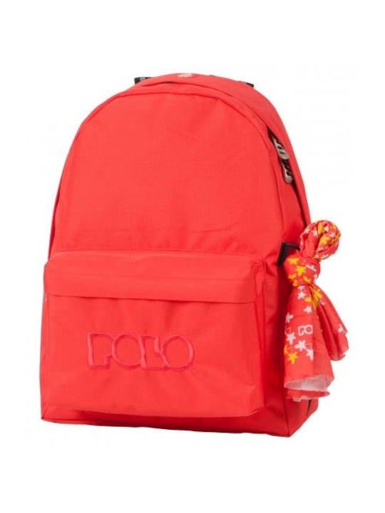 Polo School Bag Backpack Junior High-High School in Orange color 20lt 2018