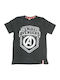 Marvel T-shirt Black Cotton