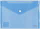 Economix Folder with Button for Paper A3 Blue