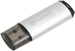 Platinet X-Depo 64GB USB 2.0 Stick Argint