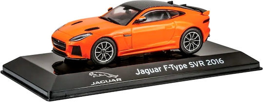 Magazine Models Jaguar Modeling Figure Car Orange in Scale 1:43