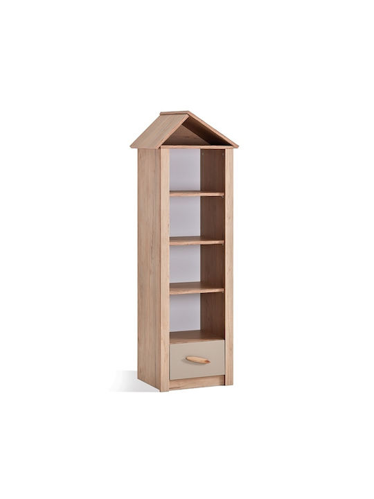 Kids Wooden Bookcase 55x42x168cm