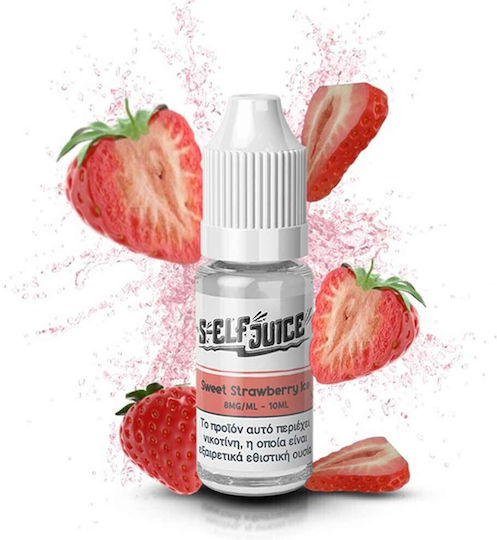 S-elf Juice Готова Течност за Пълнене Sweet Strawberry Ice с сладка Вкус 16мг 10мл