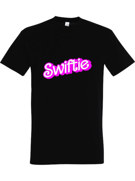Swiftie Taylor Swift T-shirt Μαύρο Βαμβακερό
