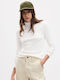 GAP Women's Long Sleeve Sweater Turtleneck ivory beige