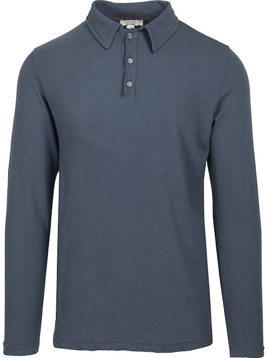 Polo Long Sleeve Blouse Blue