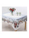 Dimeco Christmas Tablecloth Fabric L220xW140cm 1pcs