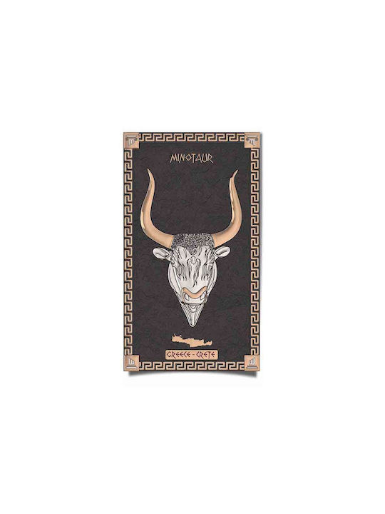 Slevori Μινόταυρος Πίνακας σε Καμβά 4.5x7cm