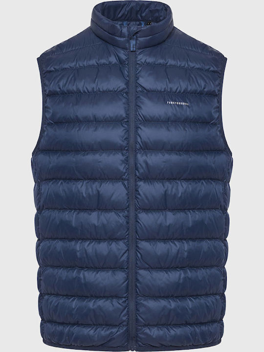 Funky Buddha Sleeveless Winter Jacket Puffer Na...