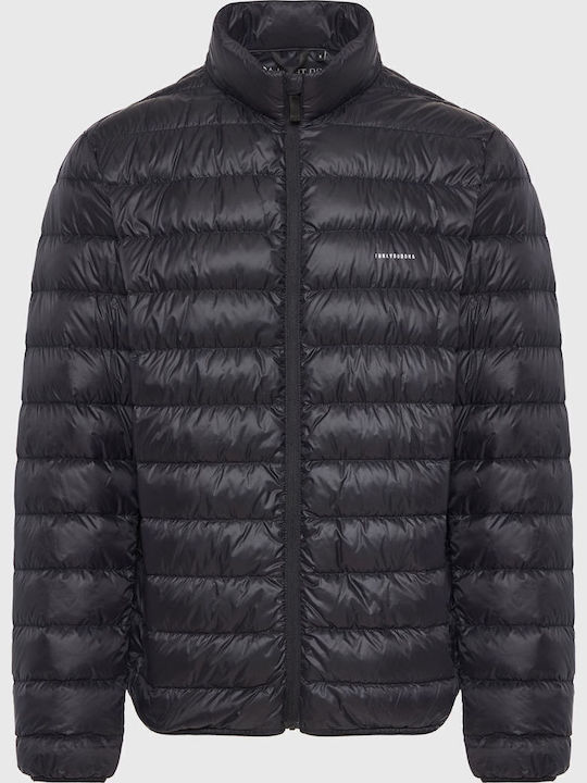 Funky Buddha Χειμωνιάτικο Μπουφάν Puffer Μαύρο