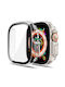 SiiPro Пластмасов Калъф в Прозрачен цвят за Apple Watch 45 мм