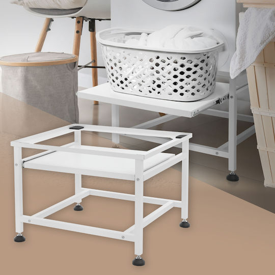 ML-Design 490009412 Ρυθμιζόμενη Βάση Πλυντηρίου/Στεγνωτηρίου με Συρτάρι