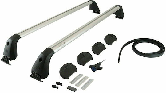 Toyota 2011-2019 (with Roof Rack Legs and Lock) Silver