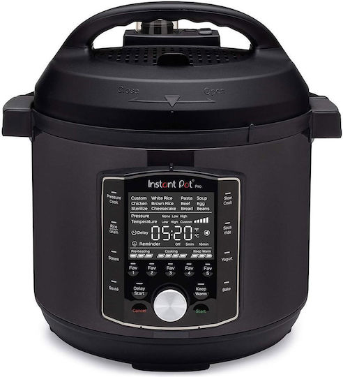 Instant Pot Pro 6 Мултикукър 1200W с Капацитет 6лт Черен